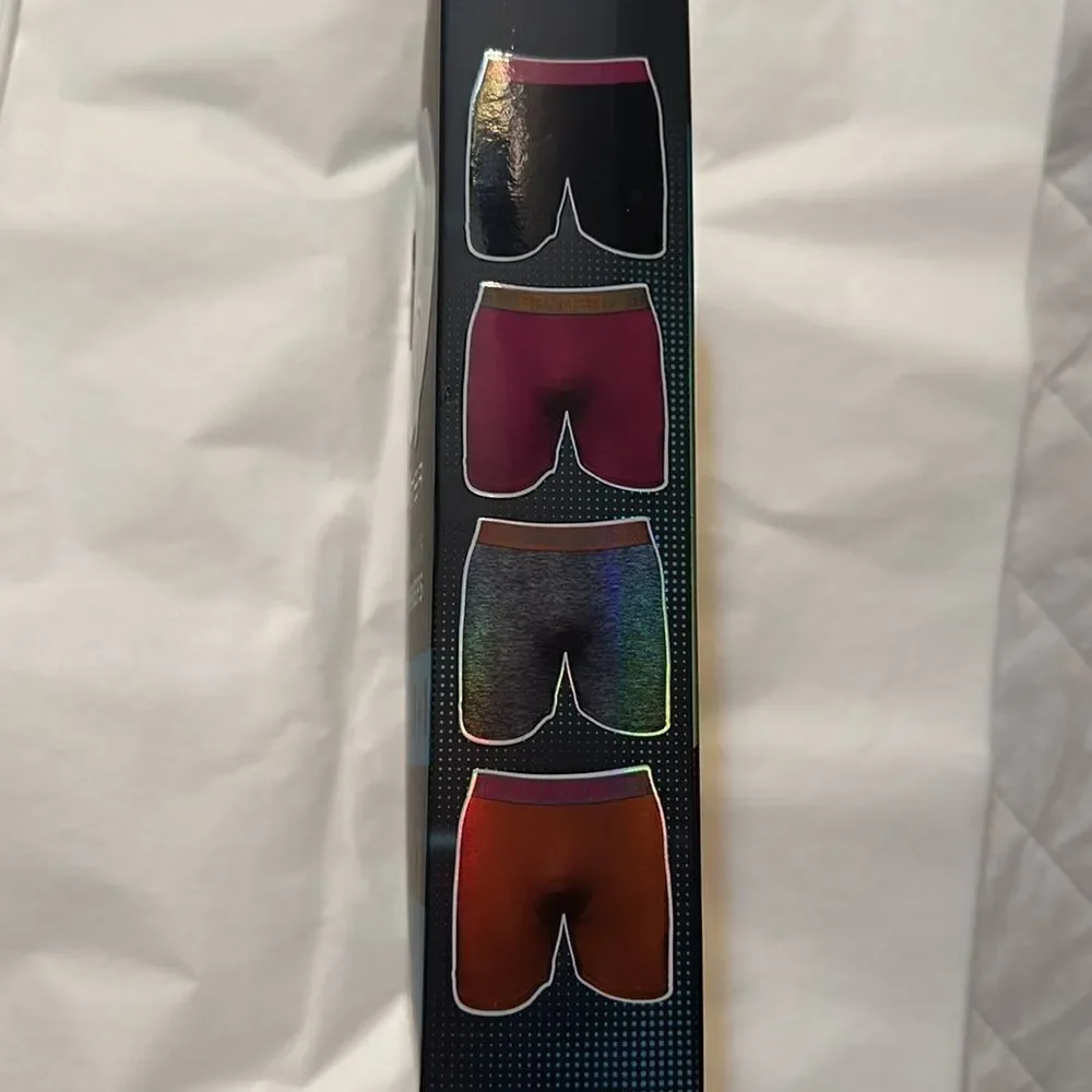 Spyder M Performance Boxer Briefs Polyester Spandex Lightweight Pack of 4